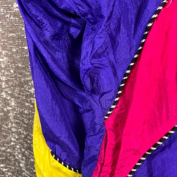 Longstreet Retro Color Block Windbreaker Track Jacket (See Description) - Picture 2 of 6